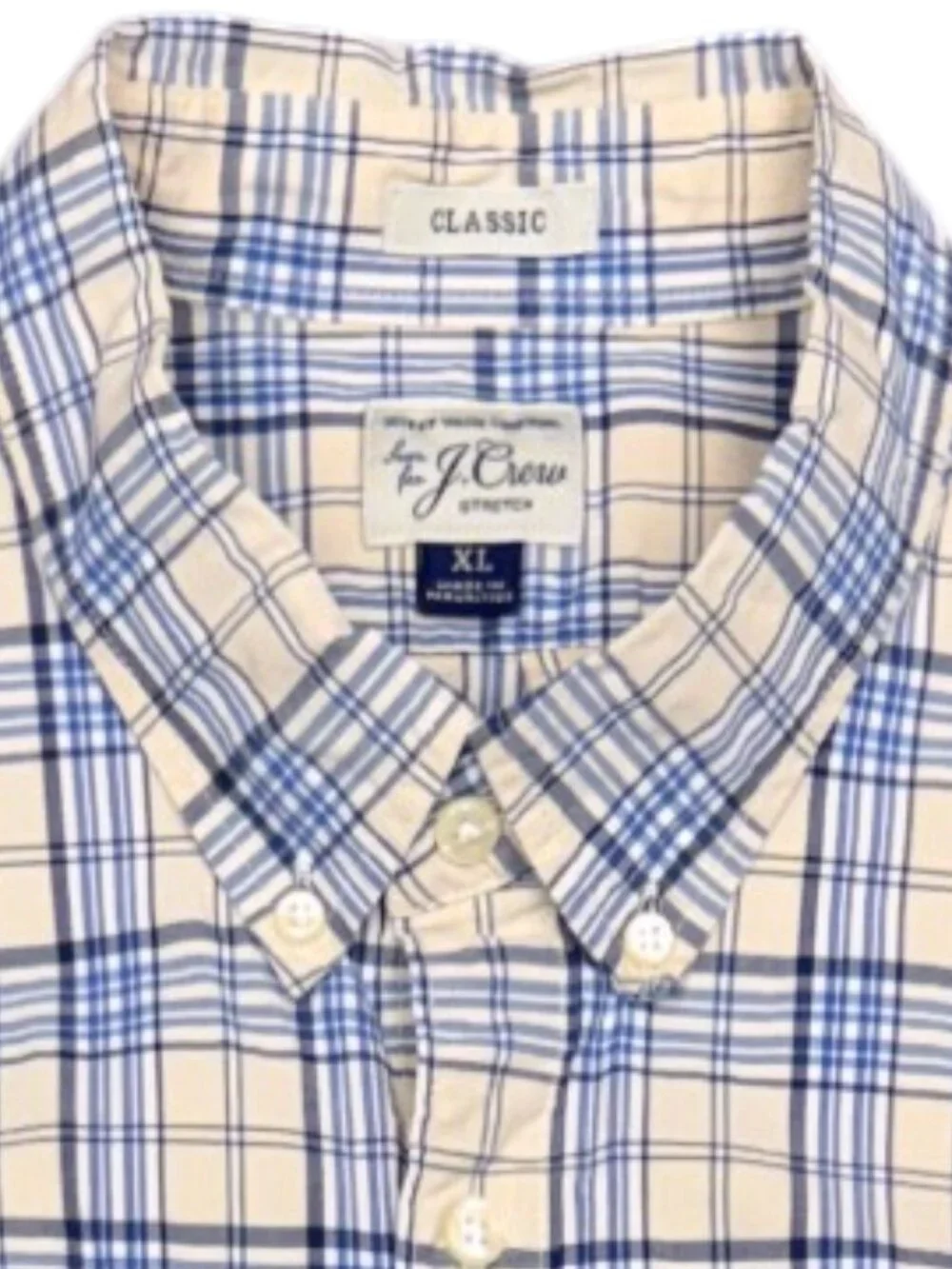 J. CREW | Men's | Secret Wash Classic Fit Button-Down Shirt | Size XL